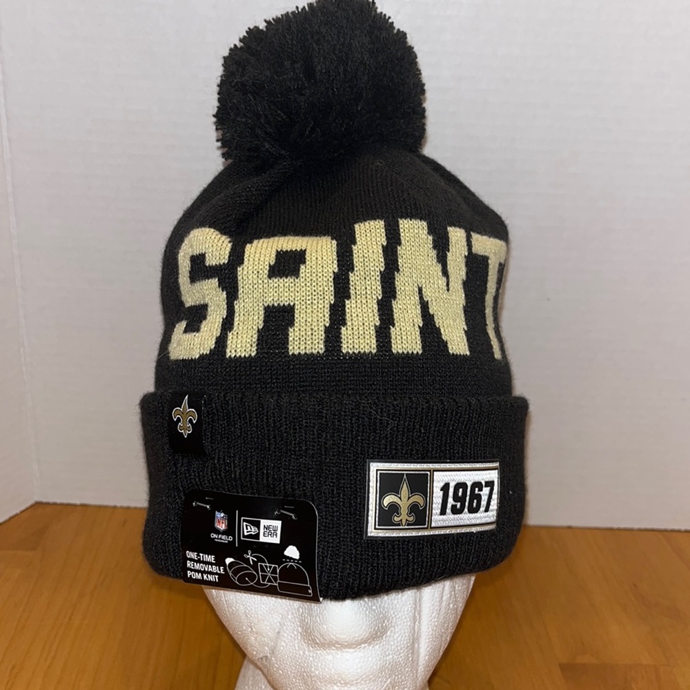 New NFL saints hat - New Era cap - knot